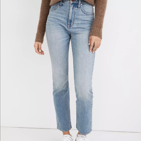 Madewell Slim Demi-Boot Jeans in Denis Wash - Picture 4 of 12